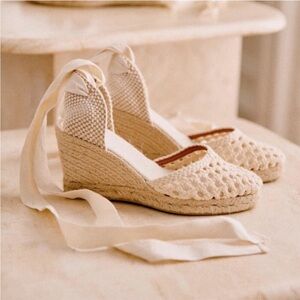 Sezane Melodie Crochet Espadrilles
